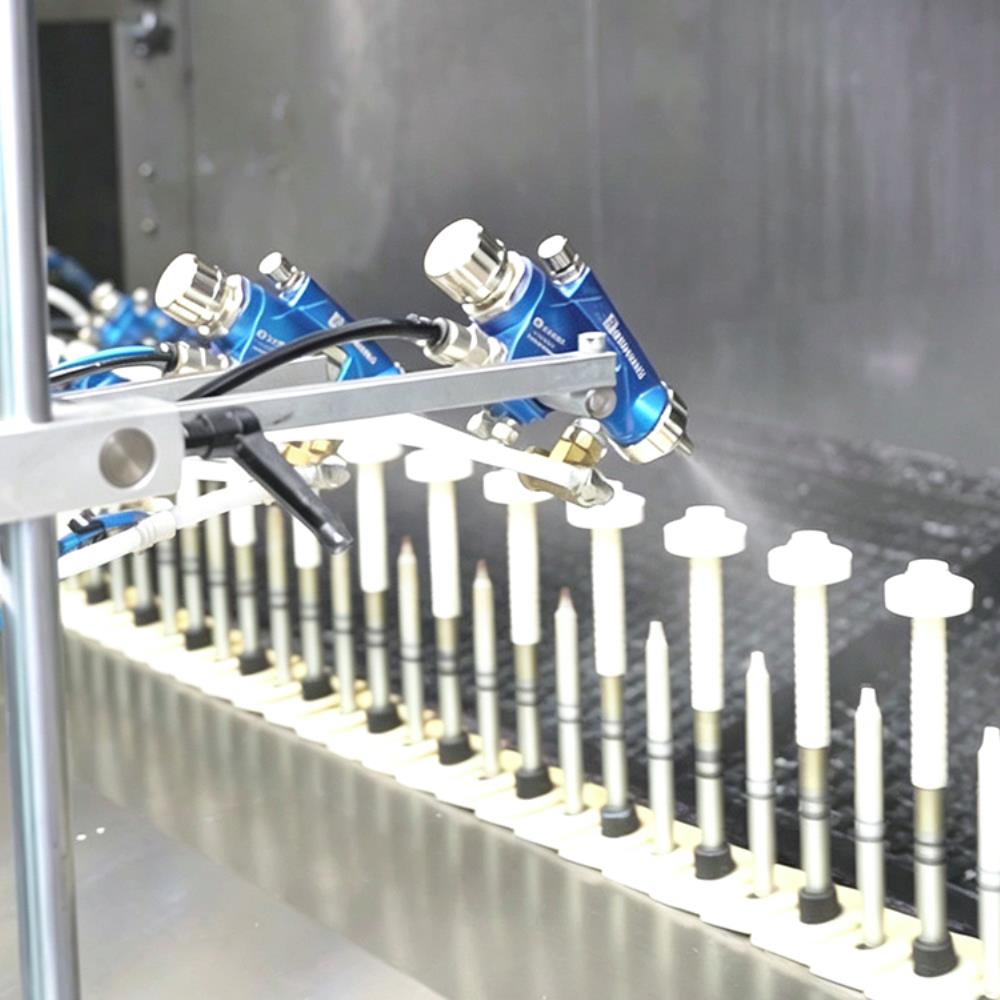Automatic Spraying Equipment UV Spraying Coating Line for TWS Earbuds Cases