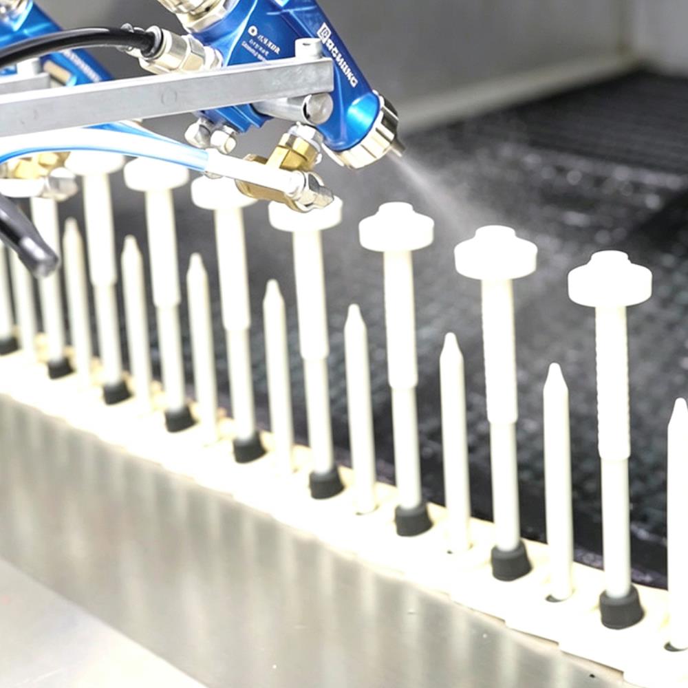 Automatic Spraying Equipment UV Spraying Coating Line for USB Drive Shells