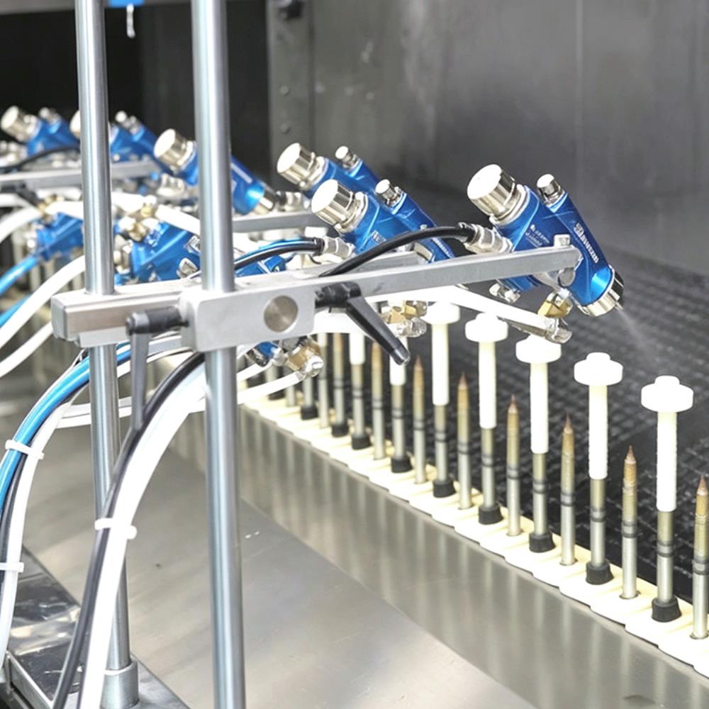 Automatic Spraying Equipment UV Spraying Coating Line for Door Knob Balls