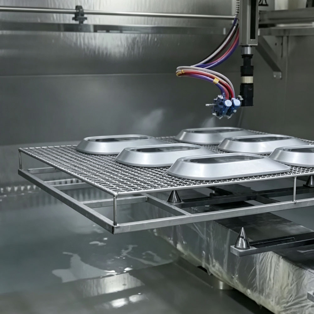 Auto Parts Automatic Spraying Line for Automobile lamp housing automated coating machine