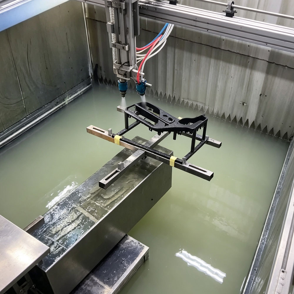 Auto Parts Automatic Spraying Line for Automotive air outlet frame continuous spraying machine