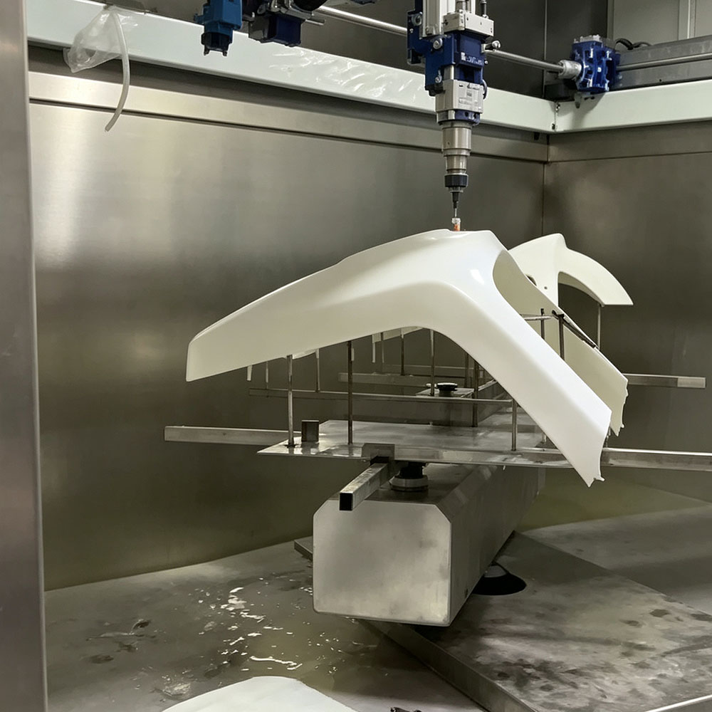 Auto Parts Automatic Spraying Line for Car bumper decorative parts automatic painting line