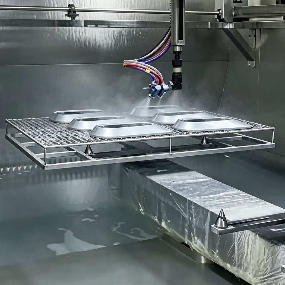 Auto Parts Automatic Spraying Line for Fog lamp decorative frame automatic painting equipment