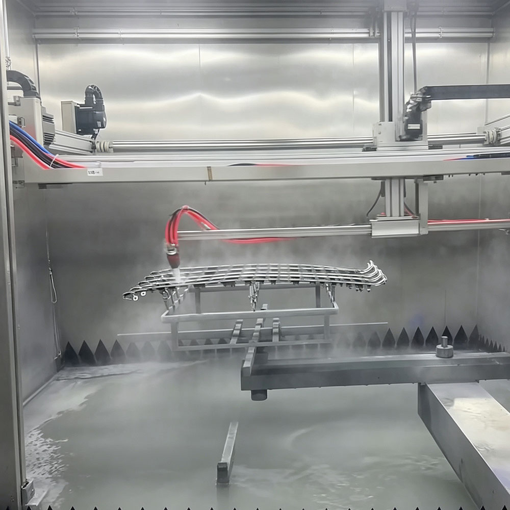 Auto Parts Automatic Spraying Line for Window trim parts automated coating production line