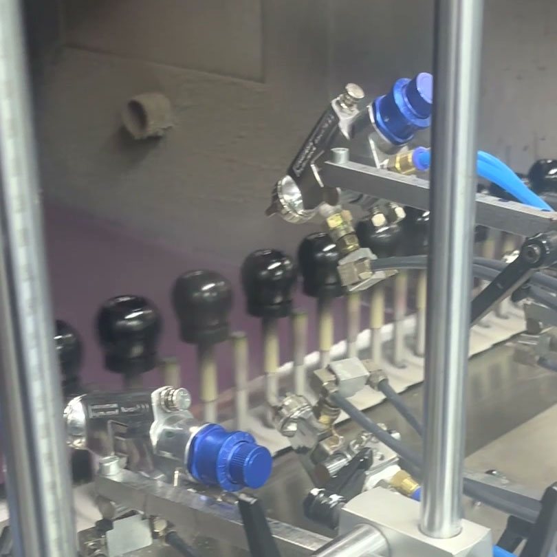 Health Supplement Bottle Spray Line