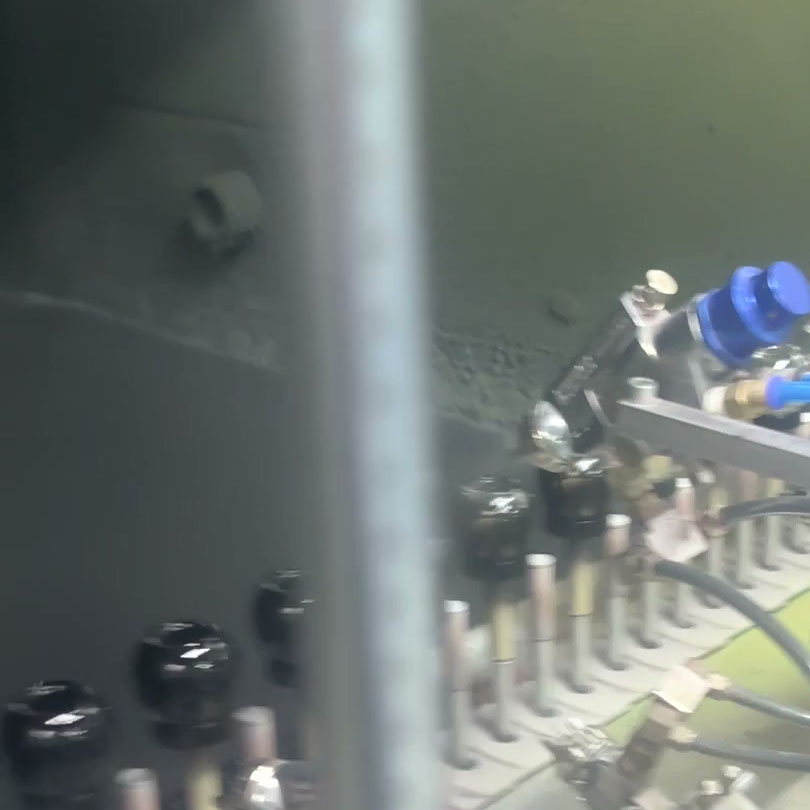 Chemical Sample Bottle Hot Spray Line