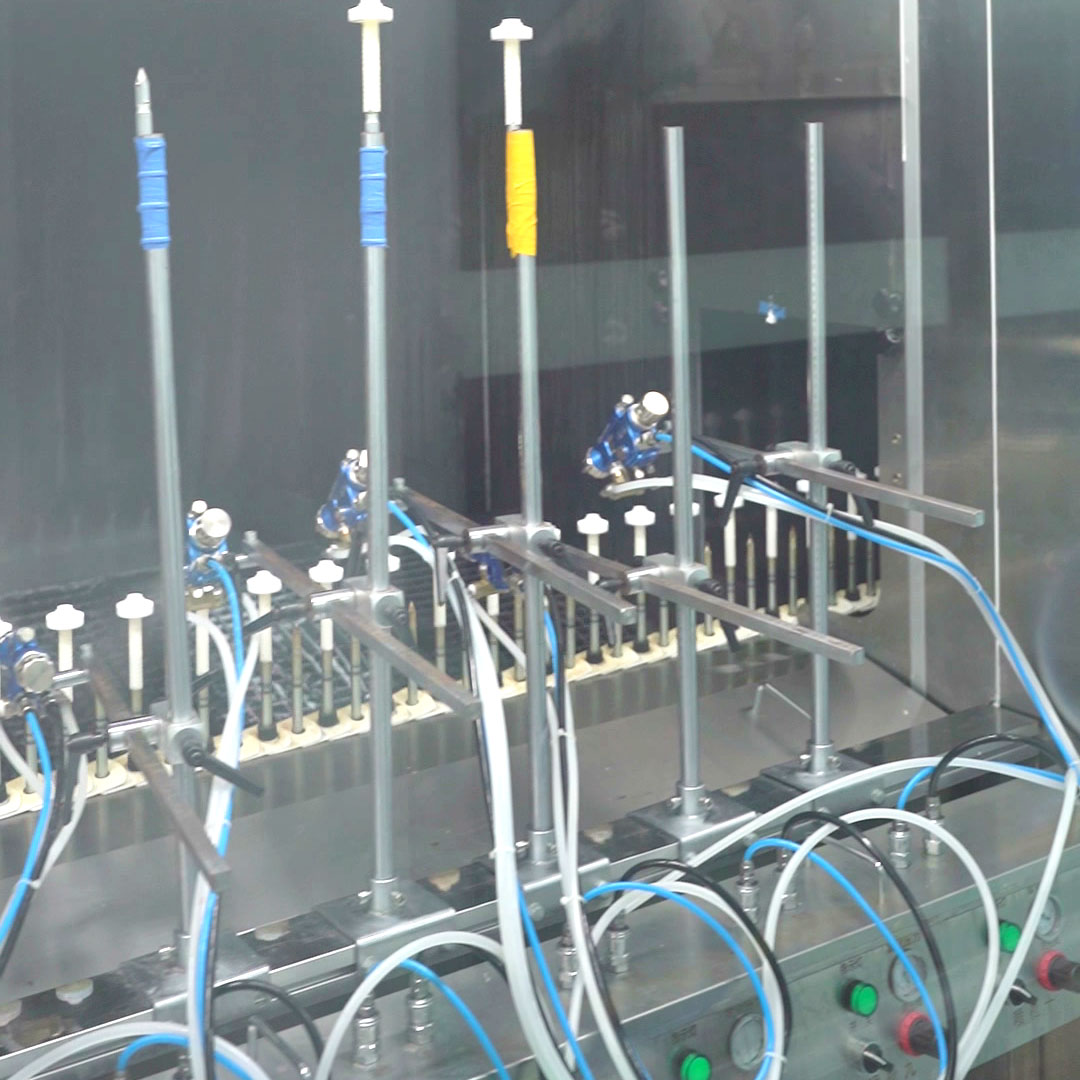 Sweat Proof Vacuum Coating UV Spray Line for Handheld Cosmetic Items