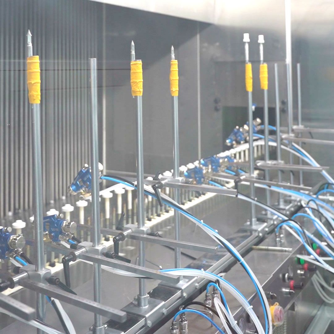 Abrasion Resistant Vacuum Coating UV Spray Line for Compact Mirrors