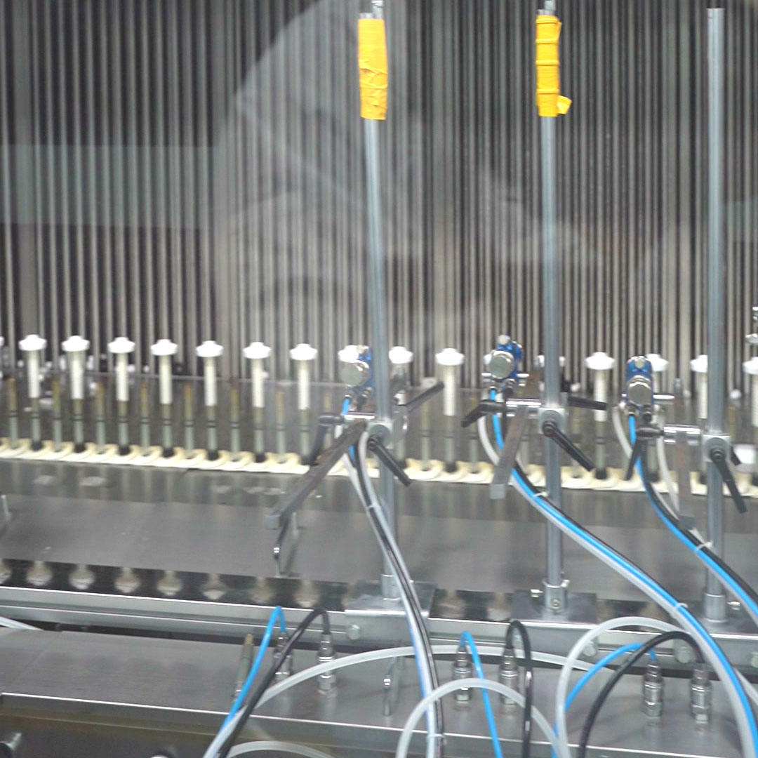 Alcohol Resistant Vacuum Coating UV Spray Line for Cosmetic Packaging