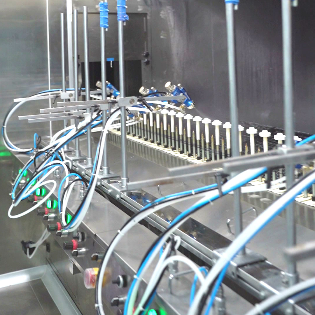 Cosmetic Cap Automatic Spraying Line